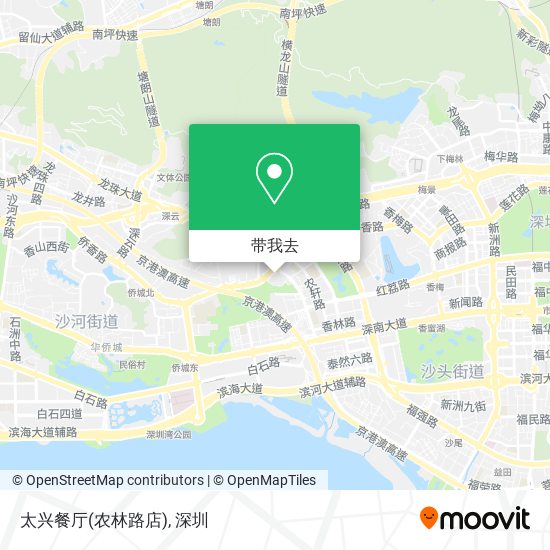 太兴餐厅(农林路店)地图