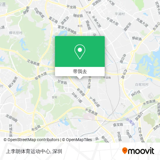 上李朗体育运动中心地图
