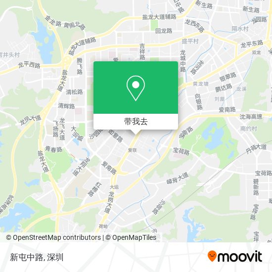 新屯中路地图