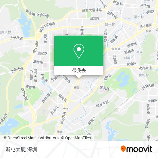 新屯大厦地图