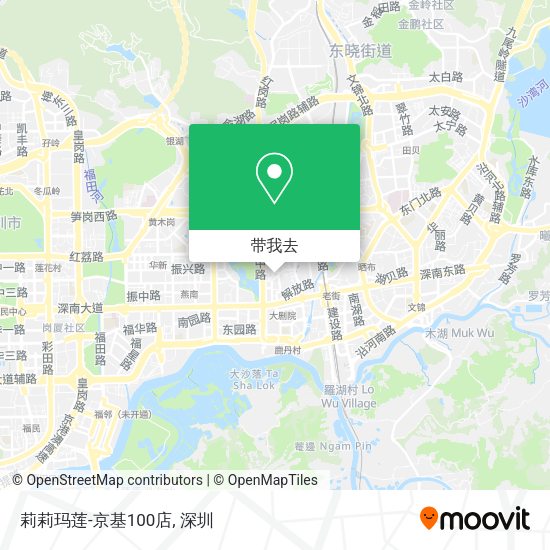 莉莉玛莲-京基100店地图