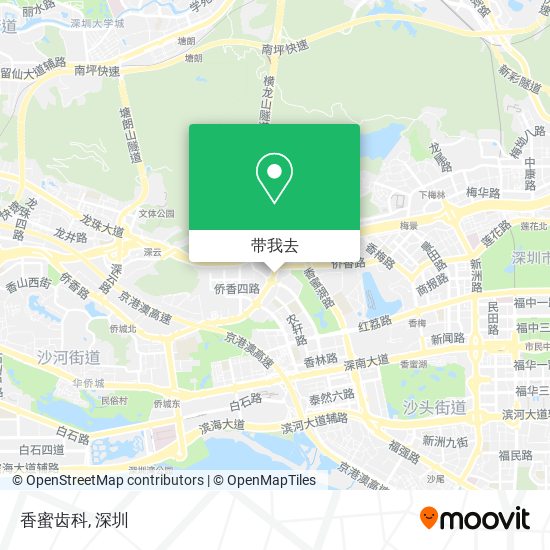 香蜜齿科地图