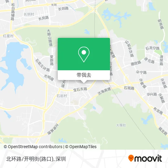 北环路/开明街(路口)地图