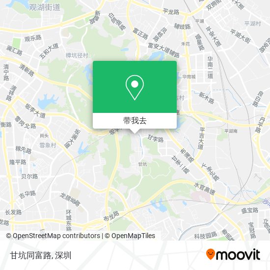 甘坑同富路地图