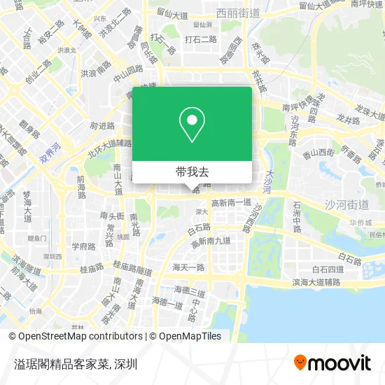 溢琚閣精品客家菜地图