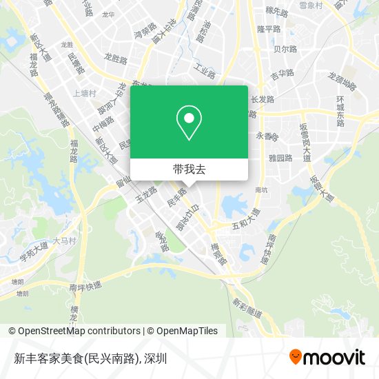 新丰客家美食(民兴南路)地图