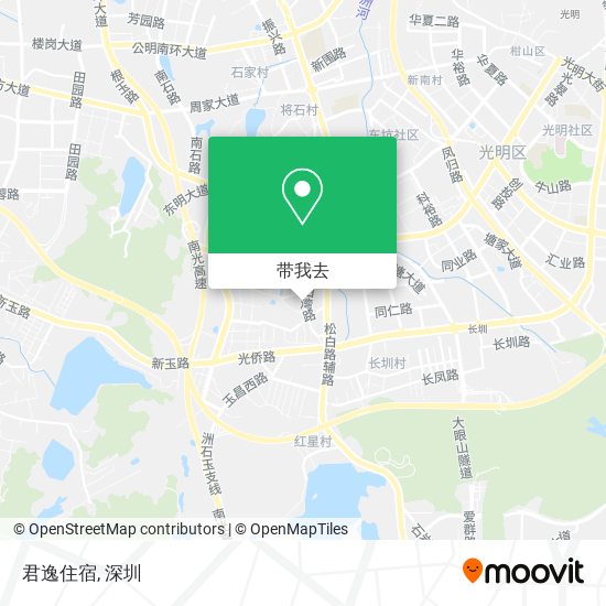 君逸住宿地图