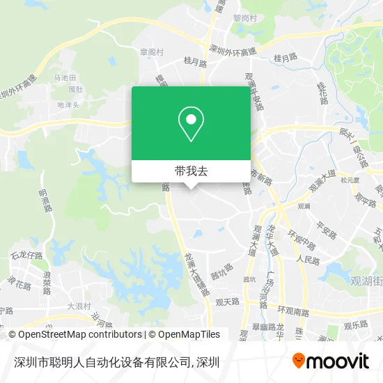 深圳市聪明人自动化设备有限公司地图