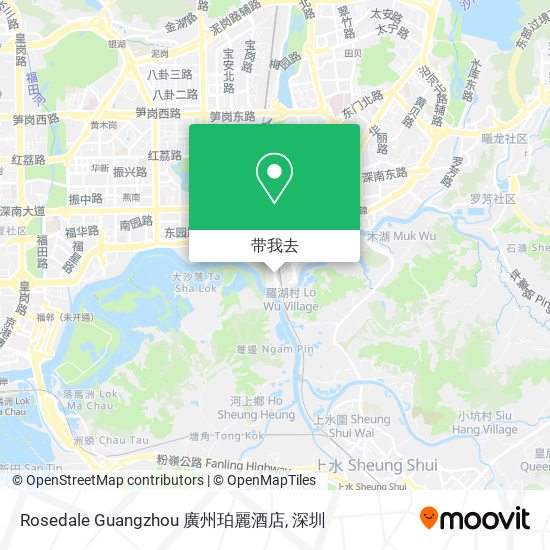 Rosedale Guangzhou 廣州珀麗酒店地图
