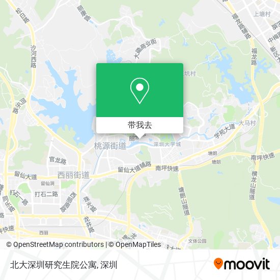 北大深圳研究生院公寓地图