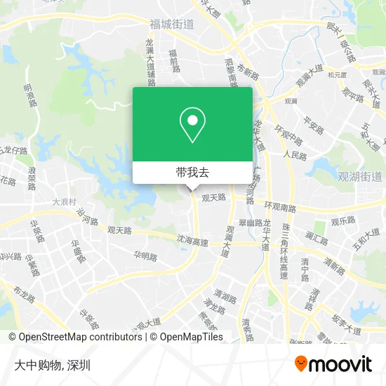 大中购物地图