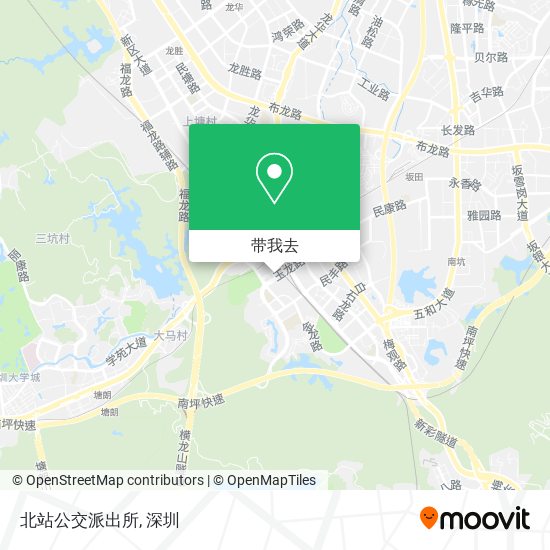 北站公交派出所地图