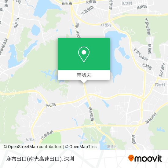 麻布出口(南光高速出口)地图