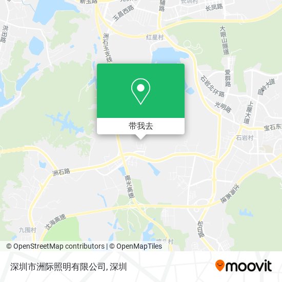 深圳市洲际照明有限公司地图