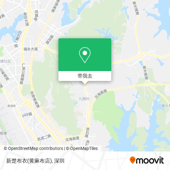 新楚布衣(黄麻布店)地图