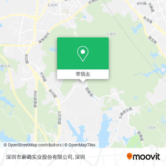 深圳市麻磡实业股份有限公司地图