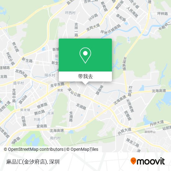麻品汇(金汐府店)地图