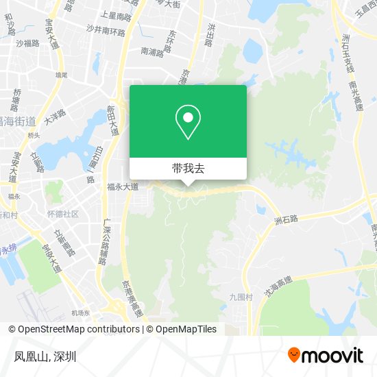 凤凰山地图