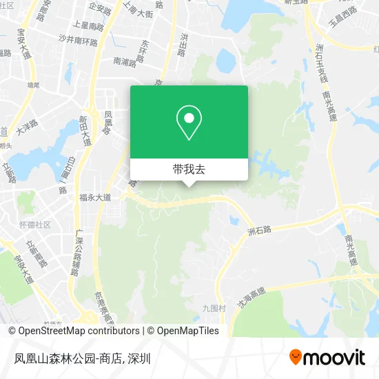 凤凰山森林公园-商店地图