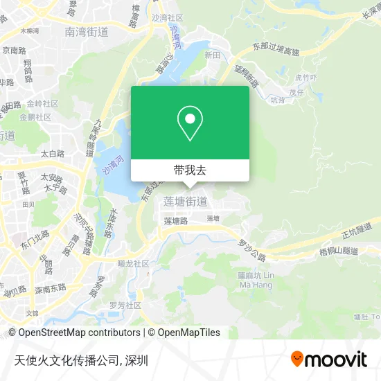 天使火文化传播公司地图