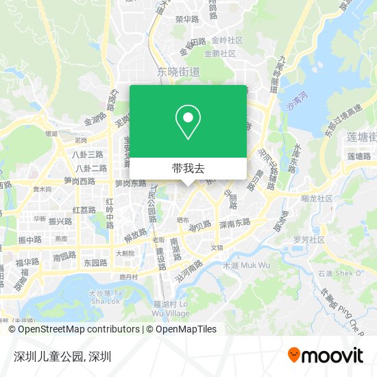 深圳儿童公园地图