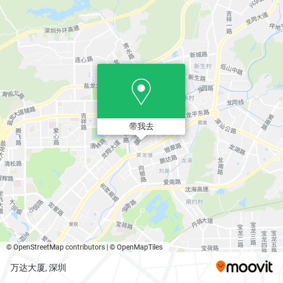万达大厦地图