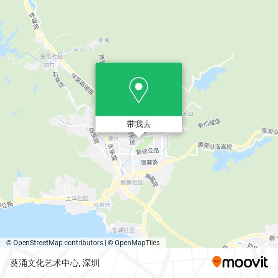 葵涌文化艺术中心地图