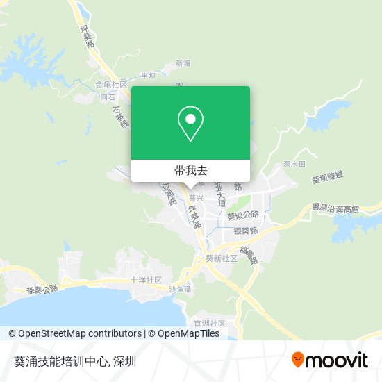 葵涌技能培训中心地图