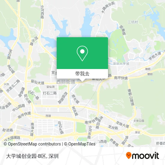 大学城创业园-B区地图