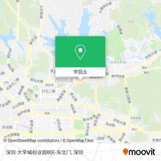 深圳·大学城创业园B区-东北门地图