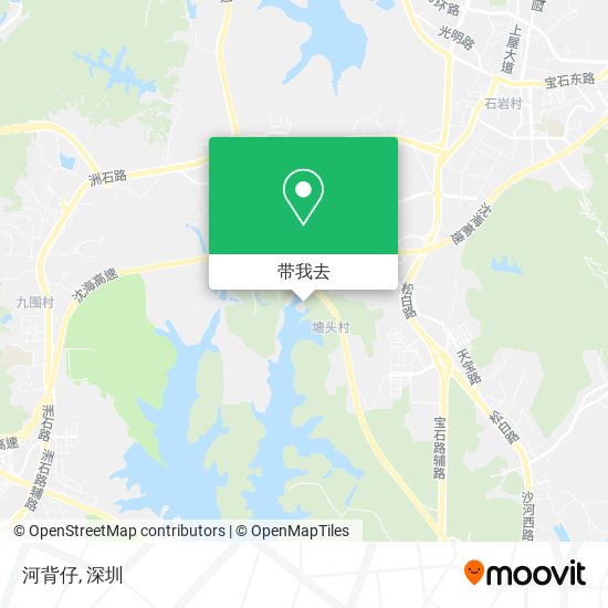 河背仔地图