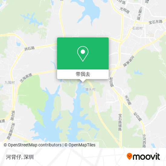 河背仔地图