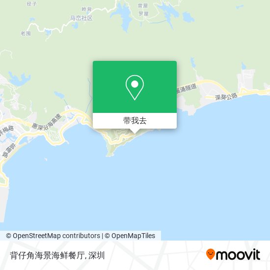 背仔角海景海鲜餐厅地图