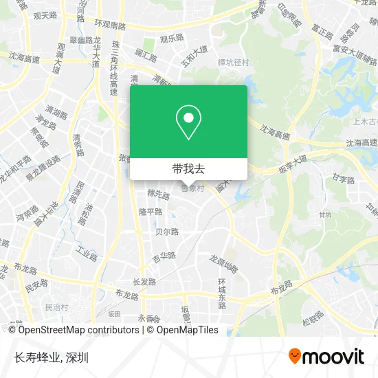长寿蜂业地图
