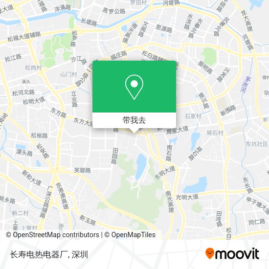 长寿电热电器厂地图