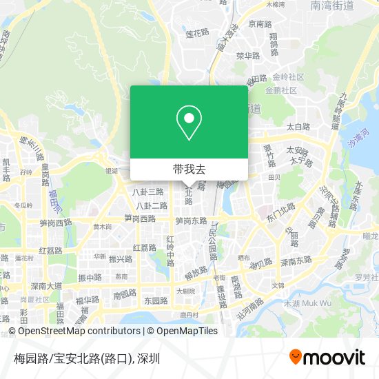 梅园路/宝安北路(路口)地图