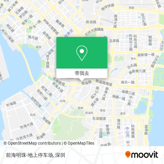 前海明珠-地上停车场地图