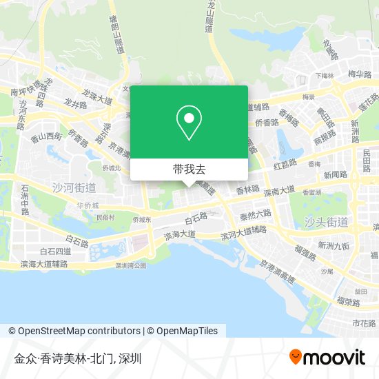 金众·香诗美林-北门地图