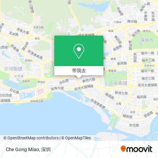 Che Gong Miao地图