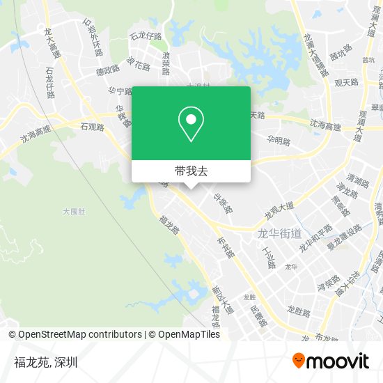 福龙苑地图
