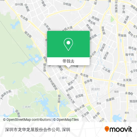 深圳市龙华龙屋股份合作公司地图
