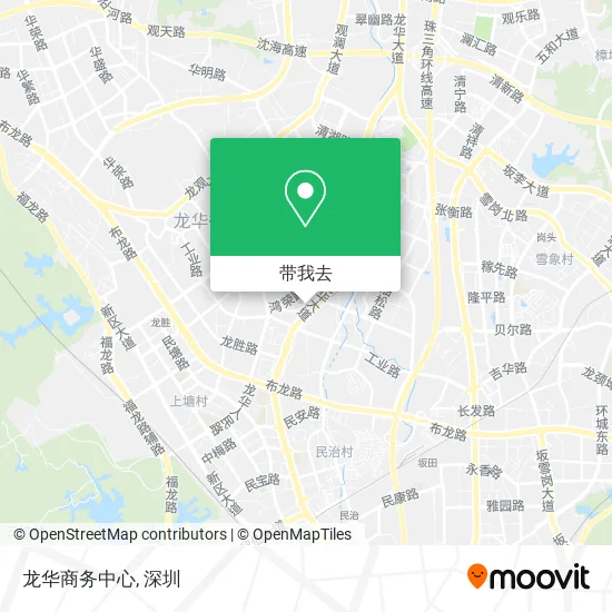 龙华商务中心地图