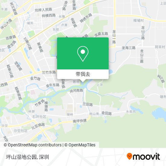 坪山湿地公园地图