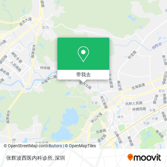 张辉波西医内科诊所地图