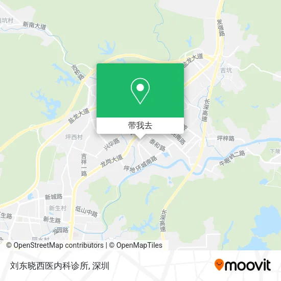 刘东晓西医内科诊所地图