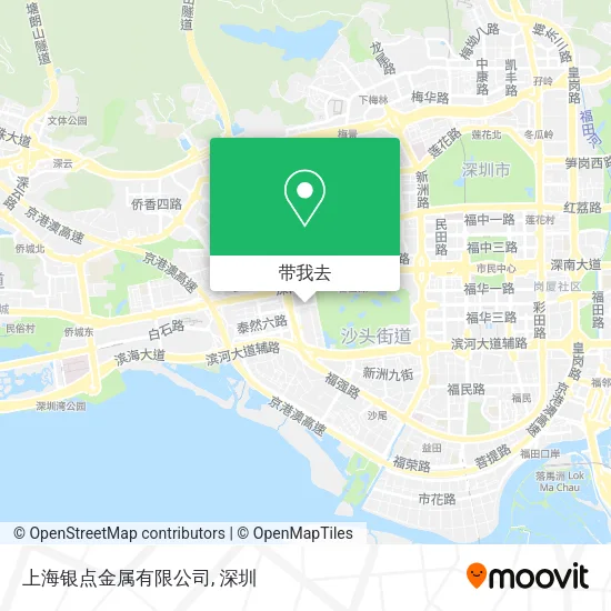 上海银点金属有限公司地图