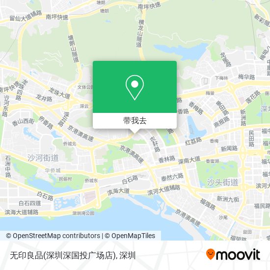 无印良品(深圳深国投广场店)地图