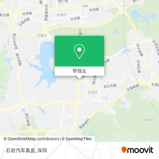 石岩汽车真皮地图