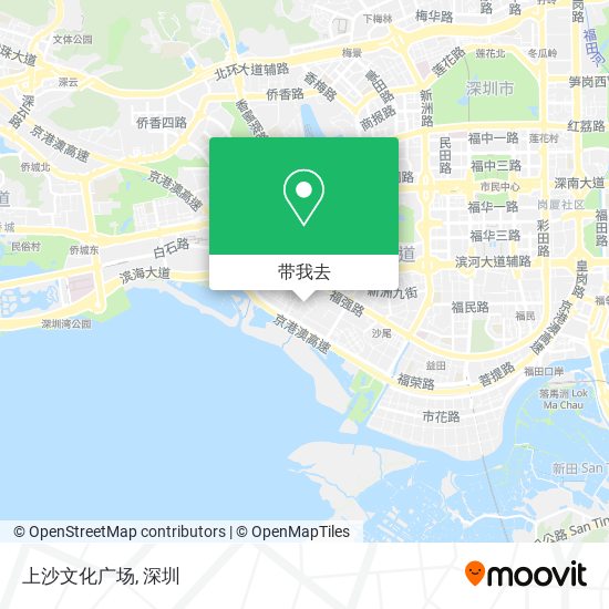 上沙文化广场地图