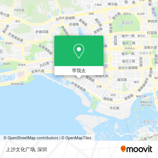 上沙文化广场地图